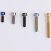 Mutliple Color M6 P1mm 10/12/14/16/18/20/25mm TC4 GR5 Titanium Alloy Screw Bolt Cap Head 5mm Hex Allen Socket Bike