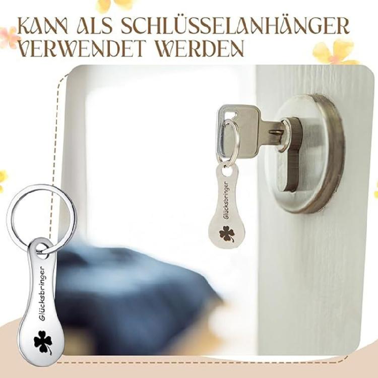 Praktischer Stabiler Edelstahl Einkaufswagen Münz Schlüsselanhänger Charm Anhänger 3er Pack Abnehmbar Einkaufswagen Modeaccessoire