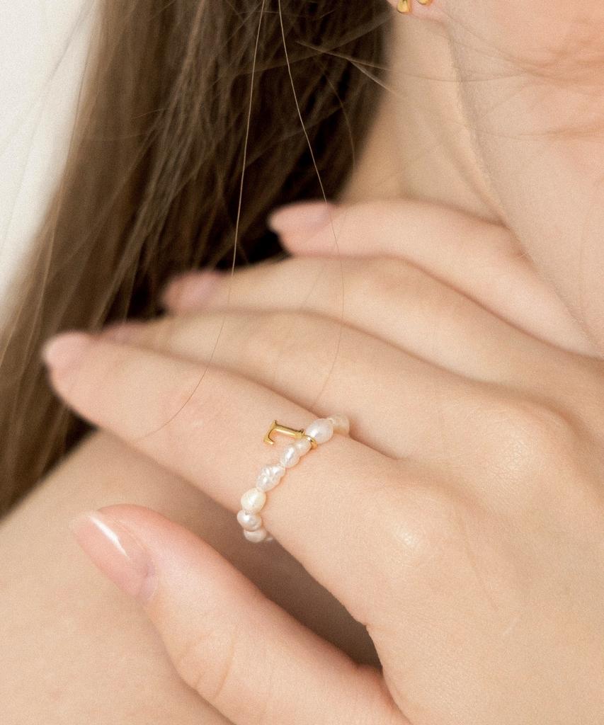 Lilykori Silver Lily Pearl Ring
