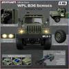 B36 B36-2 B36-3 RC Car 1:16 Full Scale Military Transport Vehicle Model Six Wheel Drive Climbing Off-Road RC Truck Toys 6-wheel Drive with Headlights