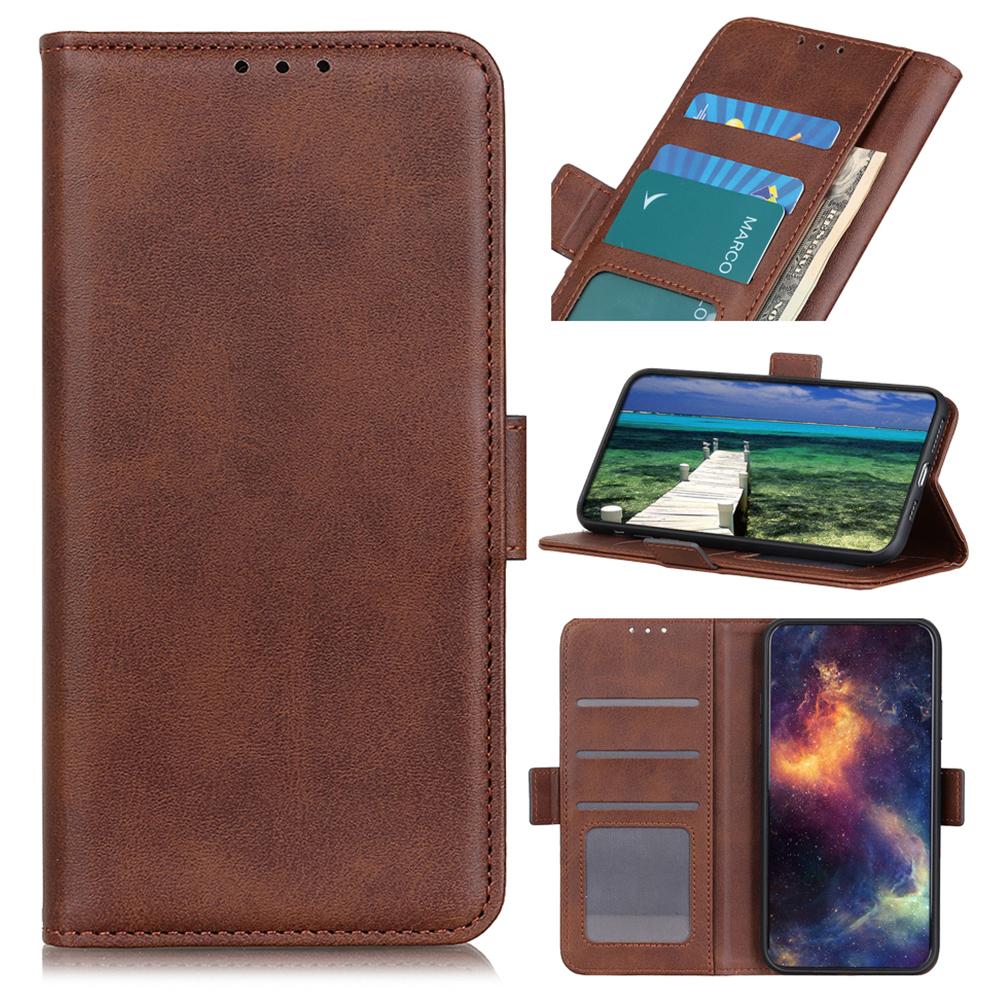 For Xiaomi 14T Pro Case Stand Cowhide Texture PU Leather Phone Cover
