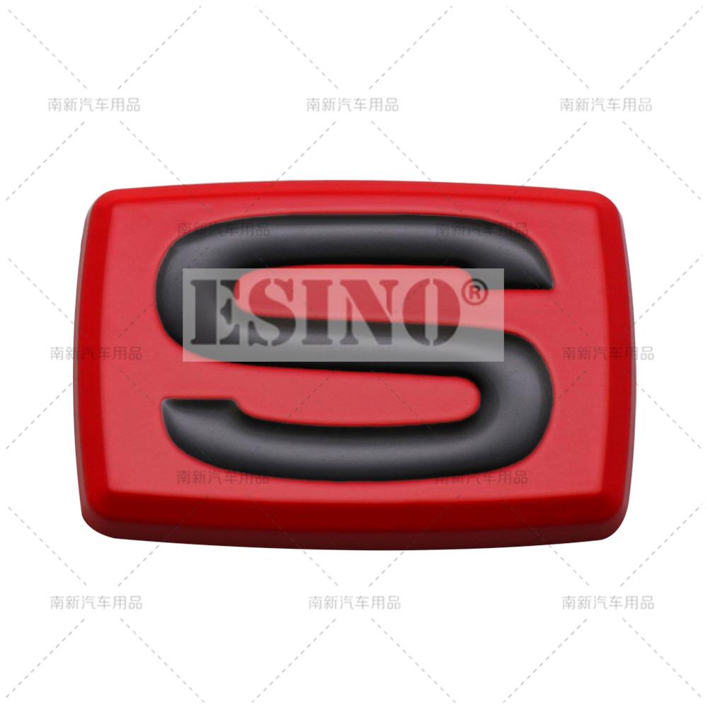 Styling Auto Logo S Performance 3D Metallo Lega di Zinco Emblema Adesivo per Carrozzeria Adesivo Decorativo Decalcomania
