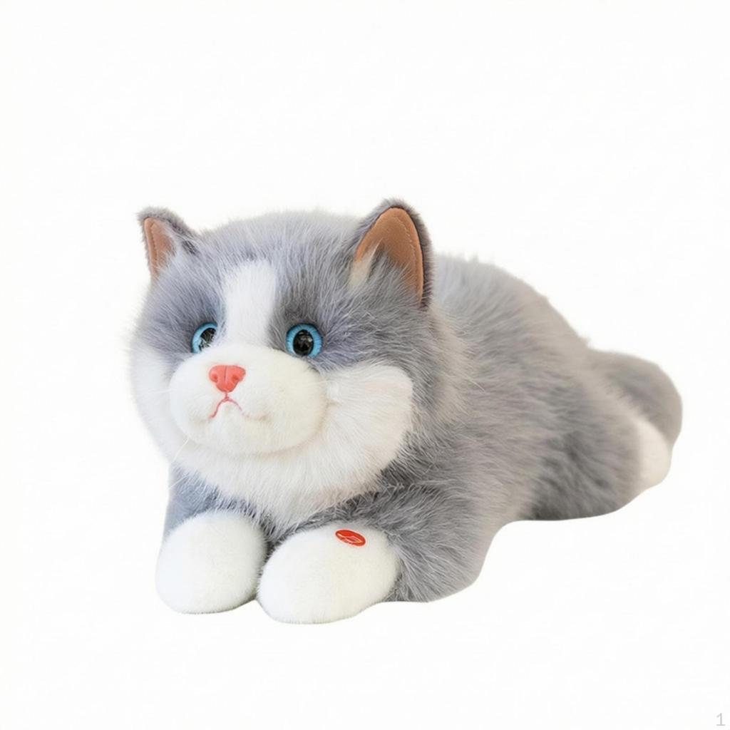 Stuffed Cat Soft Adorable for Bedtime, Nursery, Kids