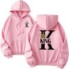 Men's Cross-Border Fashion Print Fleece Hoodie - Autumn Winter Warm Casual Jacket