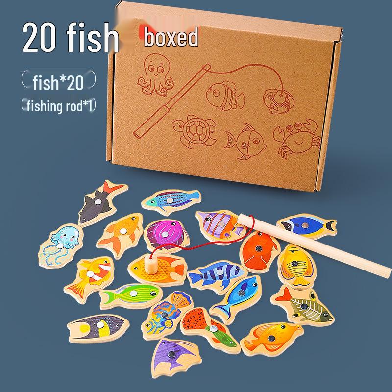 Магнитная игрушка для рыбалки для малышей - Обучающий набор «Иди на рыбалку» для возраста 1-3 года