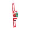 Climbing Ladder Santa Ornament With Music Battery Powered Climbing Up Down Moving Figure Christmas Decoration For Party Home Wall Tree