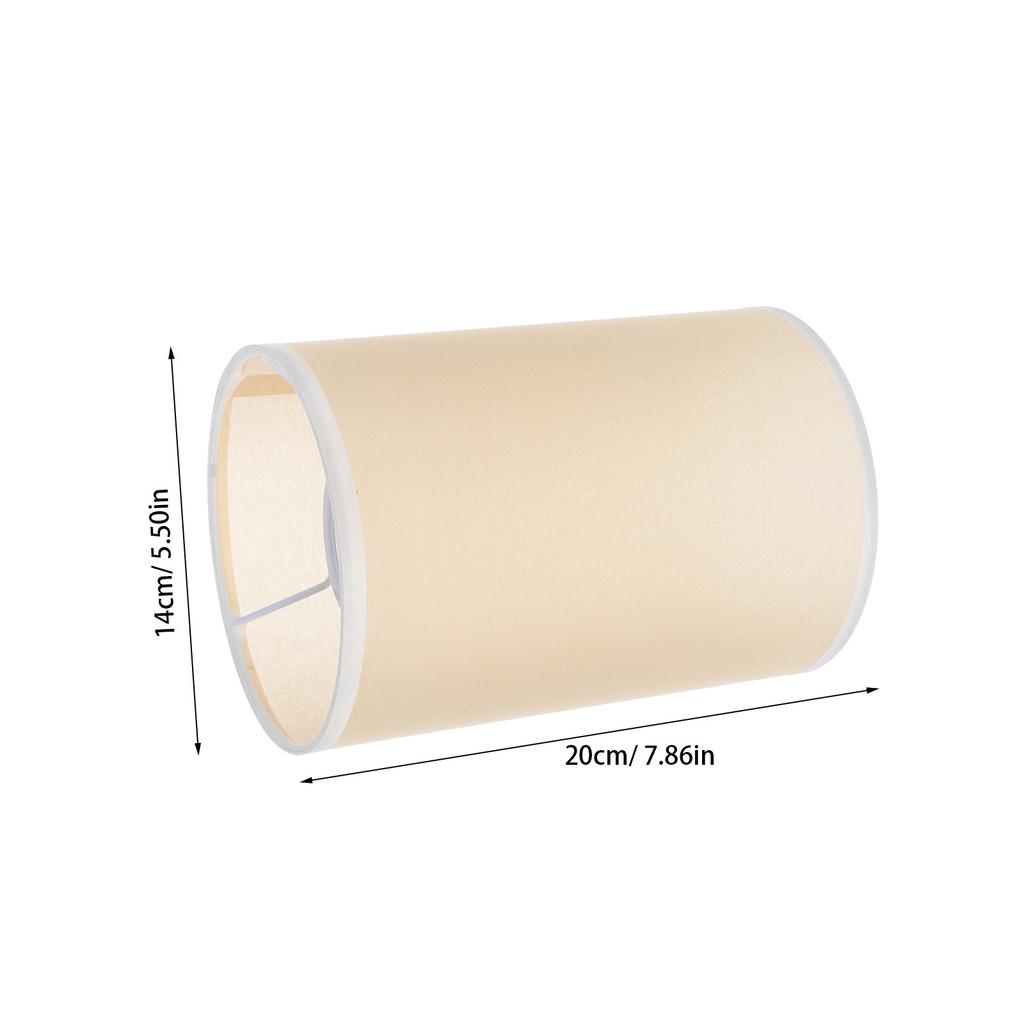 Cylindrical Lamp Shade E27 Lamp Holder Modern Minimalist Design for Bedside Wall Floor Lamps Bedroom Living Room Office Decor