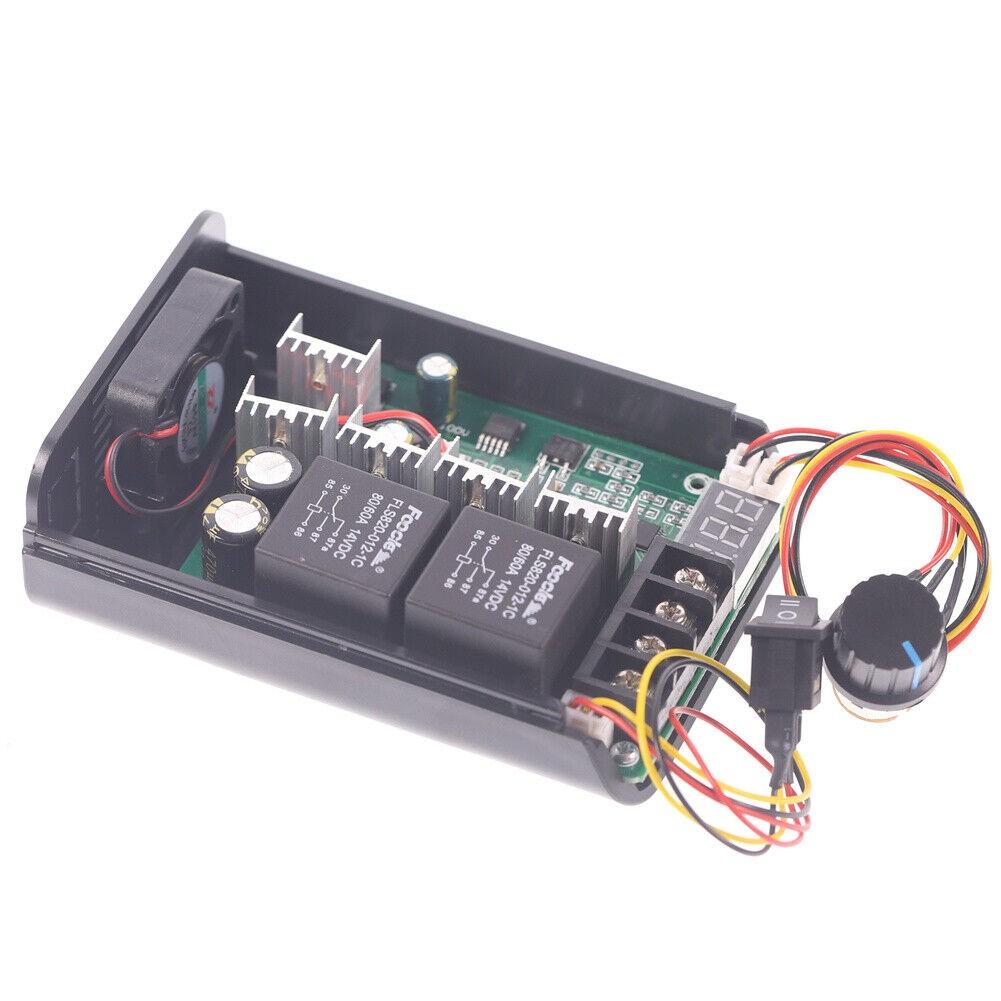 DC 10-55V MAX 60A PWM Motor Drehzahlregler 0~100% Einstellbarer Antriebsschalter