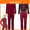 Onepiece Sanji Roter Anzug Für Anime Cosplay