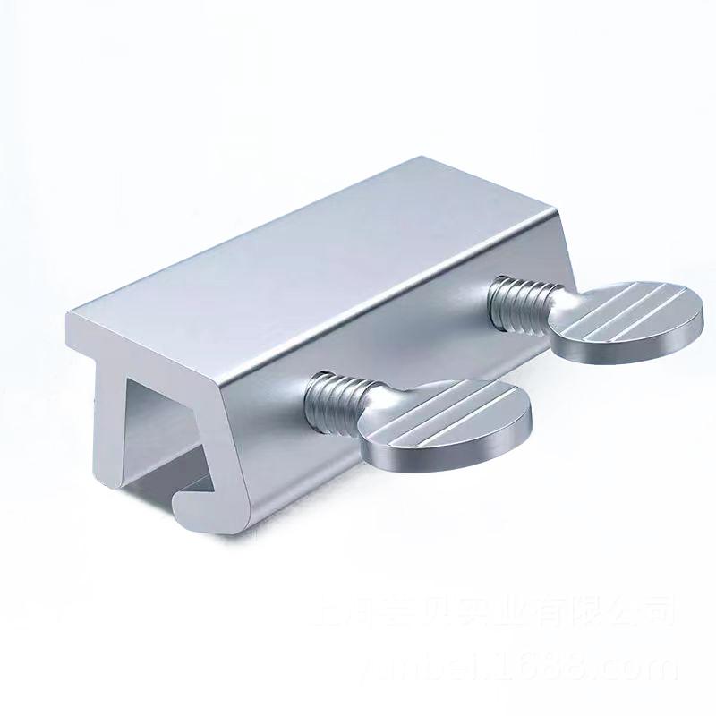Adjustable Security Window Lock Aluminum Alloy Door Frame Safety Lock Free Punch Window Limit Stop Locks for Child Home Bedroom