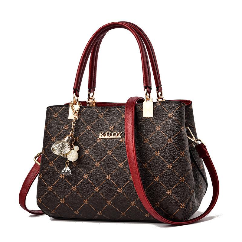 Women's bag bag bag women's summer messenger bag large capacity fashionable women's handbag middle-aged mother bag