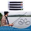 6Pcs Tippet Spool Tenders Fishing Tippet Rings Gadget Portable Threader Elastic Fishing Wire Leader for Outdoor Activity