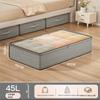 Bed Under Clothes Storage Bin With Lid Foldable Nonwoven Fabric For Bedroom Organization