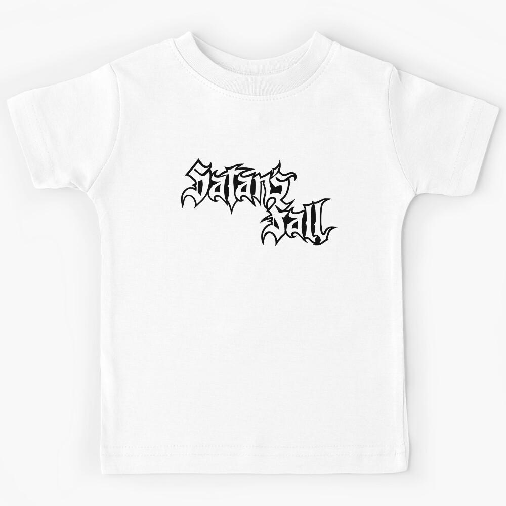 Satan s Fall Rock band Finland - Black Version Kids T-Shirt 120