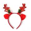 Christmas Reindeer Antler Headband with Ears Red