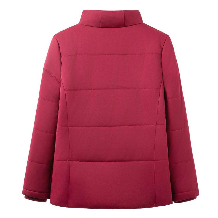 Middle-aged and Elderly Winter Cotton Clothes for Female Grandmother New Cotton Coat Stand Collar Embroidered Mother Winter Old Lady Coat