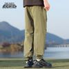 Xuezongfei Men's Spring Cuffed Cargo Casual Pants