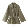Kaslead New Arrival Women's Clothing Fashion Style Kimono Coat Casual Pants 5427734 4391423