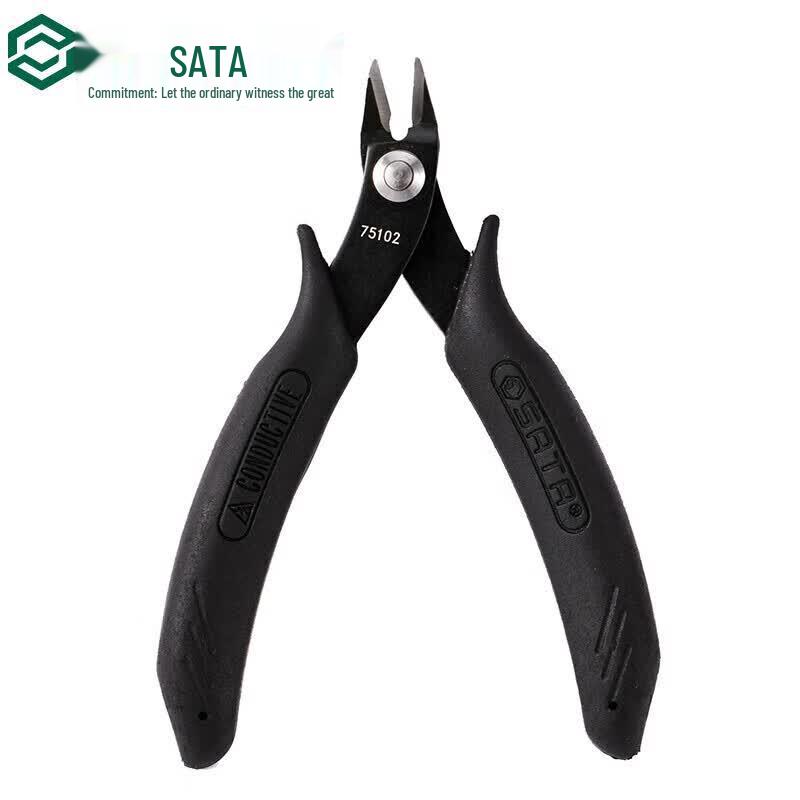 SATA 75102 5-inch Strong Diagonal Cutting Pliers