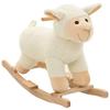 VidaXL Rocking Sheep Plush 78x34x58 Cm White 80220
