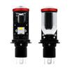 80W 16000LM Plug-in H4 Car Headlight LED Mini Projecto Lens Automobles Hi/Low Beam Headlight Bulb