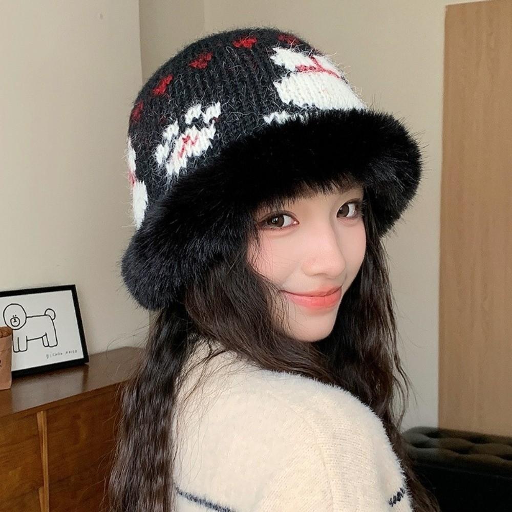 56cm to 58cm Earflap Hat Polyester Ear Protection Cap Warm Winter Knitted Hat Winter Season