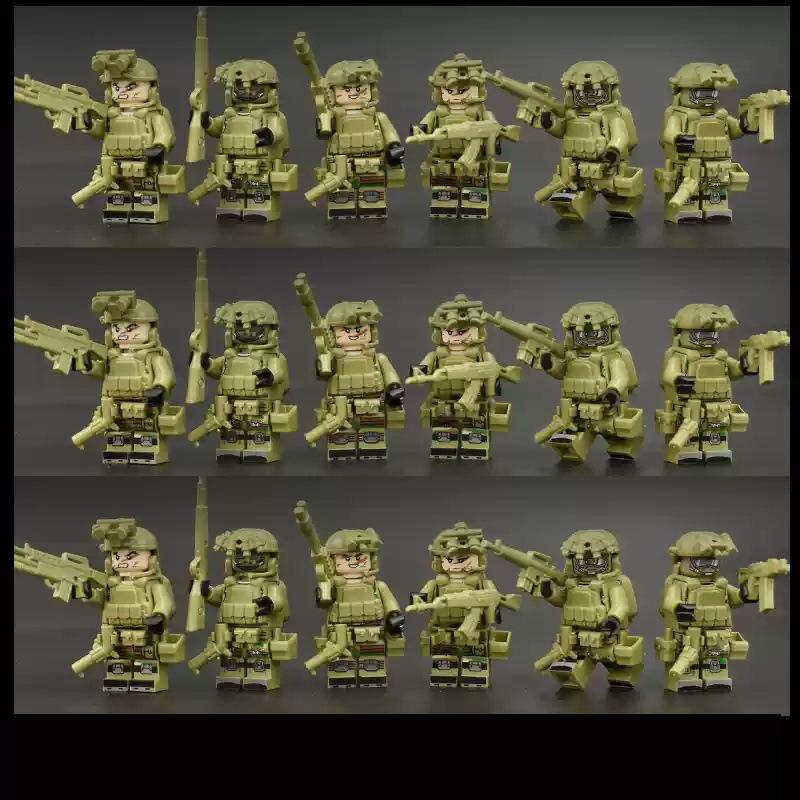 New building blocks Veyron Special Police Delta Special Forces children's toys mini humanoid doll Christmas birthday gift