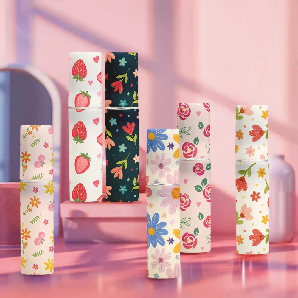 

5ml Spray Rotating Bottle Empty Empty Cosmetic Containers New Mini Perfume Bottle 6