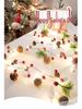 LED String Lights with Pine Cones & Bells for Christmas Tree, Holiday, Living Room & Bedroom Décor