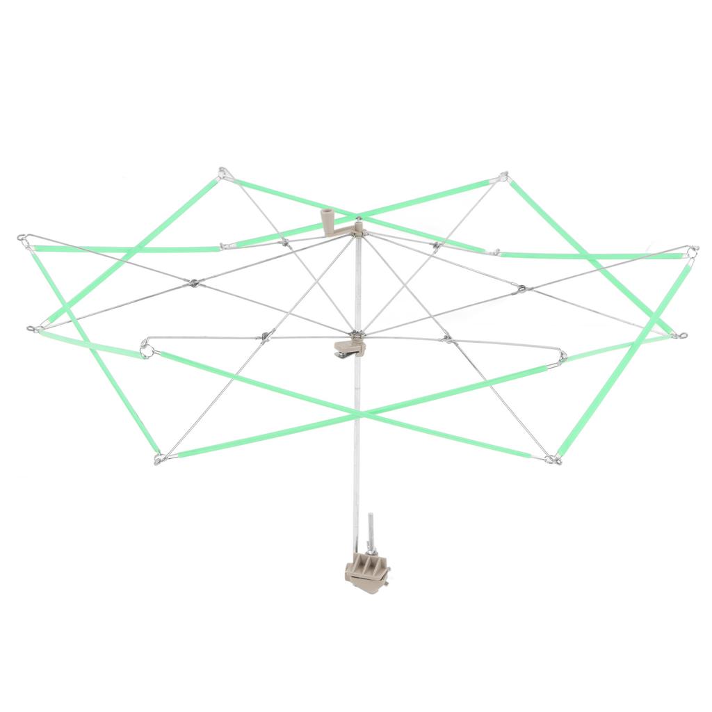 Yarn Swift Stainless Steel Plastic Easy Fixing Easy Operation Easy Adjustment Umbrella Swift for Winding Yarn