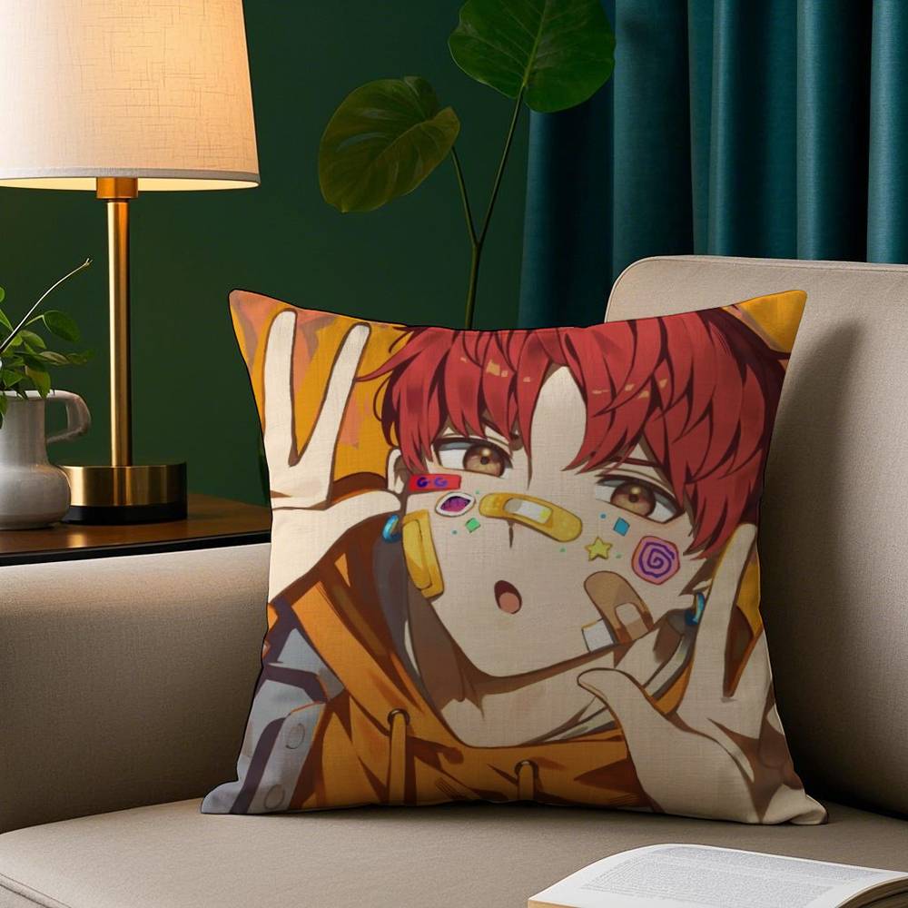

Anime D-Dandadan Cute Pillow Case Plush Fabric Soft Pillowcase Double Sided Print Sofa Cushion Cover Throw 12x12Inch