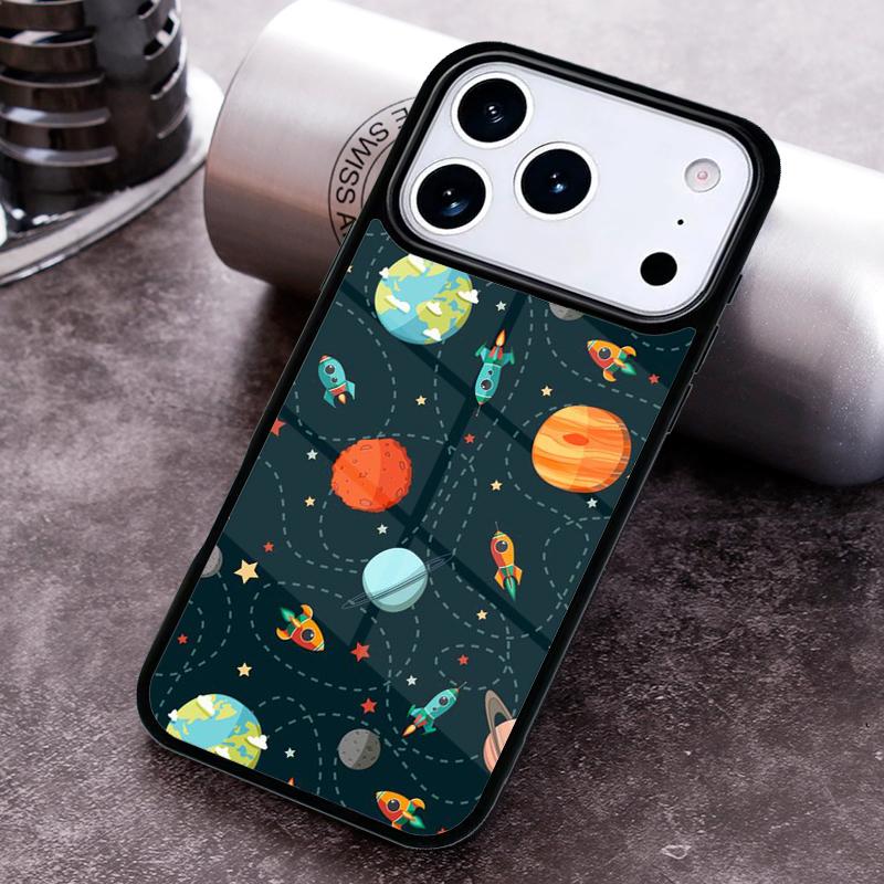Solar System Planet Constellations Phone Case For iPhone 17,16e,15,14,13,12,11,Mini,Pro,MAX soft Silicone Cover iPhone 15