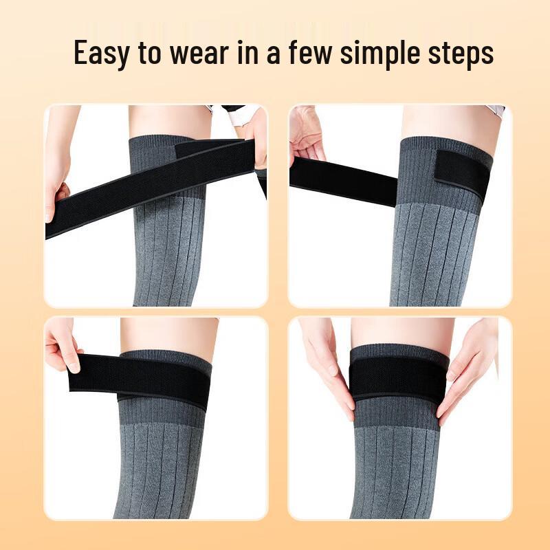 LANGSHA Cashmere Lined Thermal Knee Support (Pair)