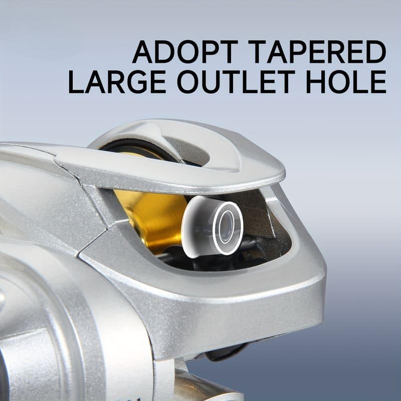 Metall Köderrolle Linke und Rechte Hand Hohe Übersetzungsverhältnis Ist Perfekt für Urlaubs-Süßwasser- und Salzwasserfischen Ein Tolles Geschenk Auch Ein Angelgerät