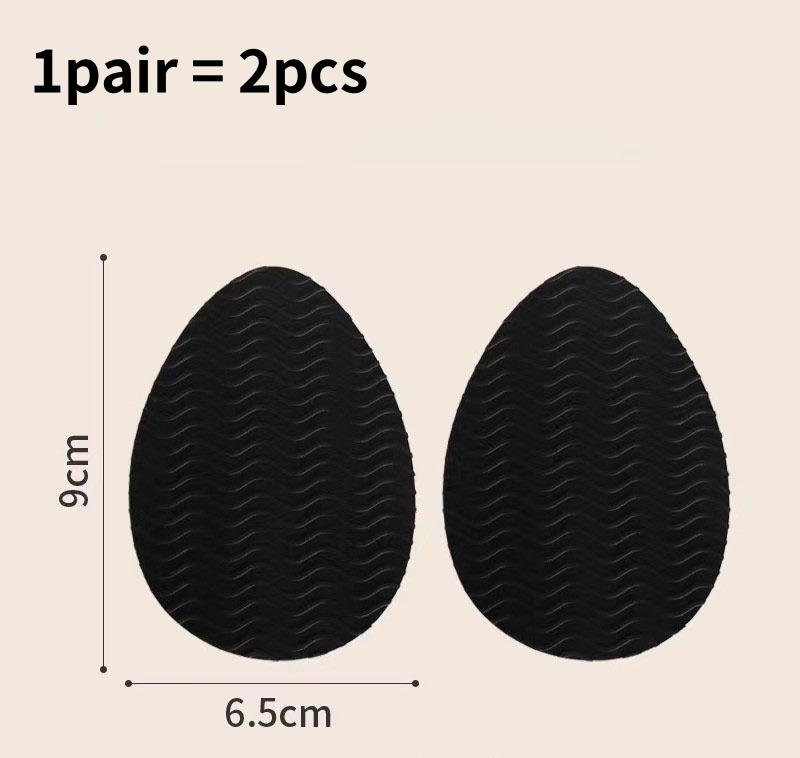 

1Pair Rubber Shoe Sole Protector Wear-Resistant Non-Slip Forefoot Shoes Mat Self-Adhesive Sole Protector Rubber Pads Cushion