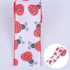 Ladybugs Wire Edged Ribbon Polkas Dots Wire Edged Ribbon for DIY Craft Wrapping
