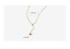 Gold-Plated Geometric Polygon Sphere Pendant Necklace with Adjustable Tassel – Versatile Titanium Steel Clavicle Chain