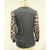 Women S Long Sleeve Crew Neck Leopard Print Loose Fit T Shirt