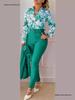 Spring Sweet Style Women's Polyester Long Sleeve Fashion Casual Set (No Jacket)