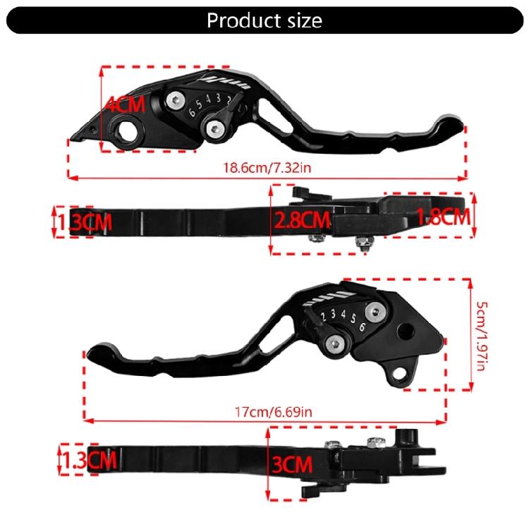 Motorcycle Brake Clutch Levers Handle for V2 Aluminium Clutch Lever Replacement Part Clutch Brake Handle Lever