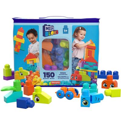 Mega Bloklar 1 yaş ve üzeri için daha fazla Mega Blok 150 blok paketi yıllık ve HHM96 (MEGA BLOKLAR) [1 yukarı]