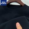 Romon Men's Crew Neck Wool Sweater - Long Sleeve Knitted Top for Spring, Autumn, and Winter