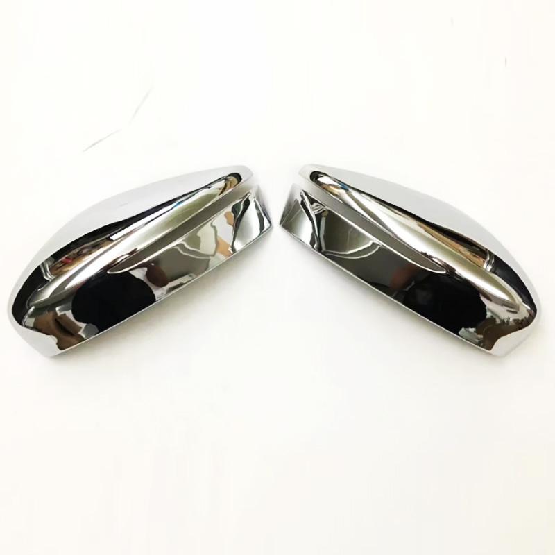 For ALL NEW NISSAN ALMERA - car Chrome silver Rearview mirror cover trim, black carbon fibre Side Mirror Covers Chrome silver
