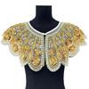 Dazzling Bead Decorated Detachable Neckpiece Fashion False Collar Party Shawl Collar For Dresses Jackets And Sweaters