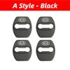 4PCS Car Door Lock Cover Logo Protection Stickers For KIA K3 K5 KX3 KX5 KX7 Sportage R Forte Carens Stinger Sorento Accessories YO7