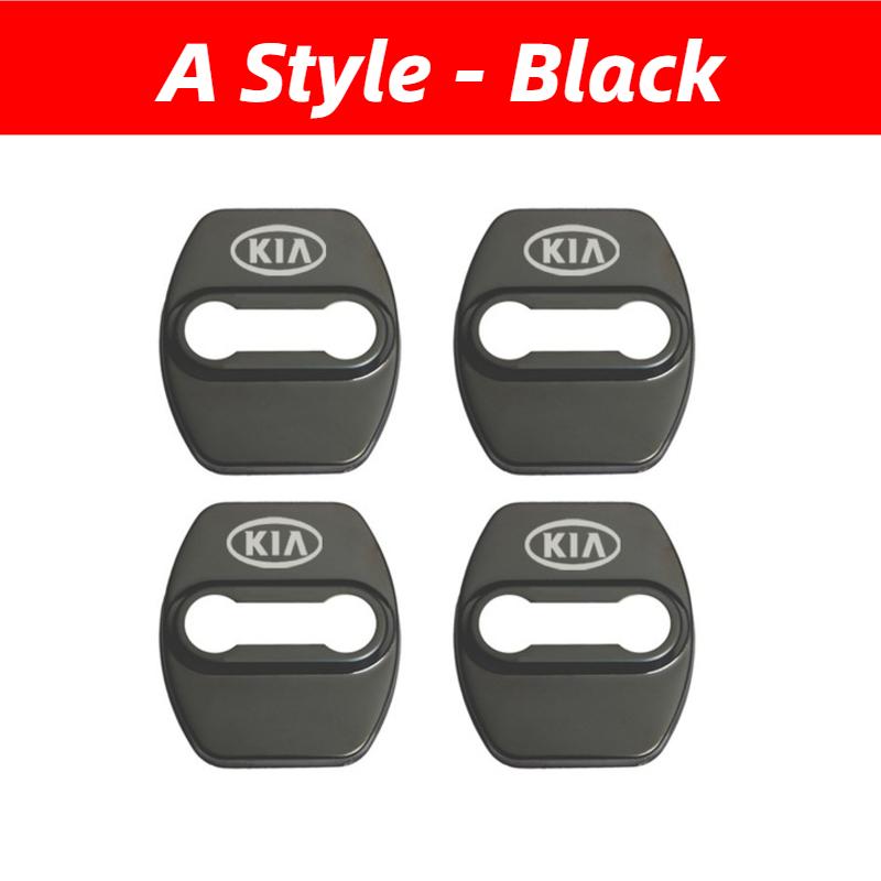 4PCS Car Door Lock Cover Logo Protection Stickers For KIA K3 K5 KX3 KX5 KX7 Sportage R Forte Carens Stinger Sorento Accessories YO7