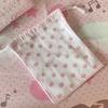 Cute Strawberry Musical Note Drawstring Bag Canvas Large Capacity Coin Purse Cartoon Portable Makeup Storage Pouch