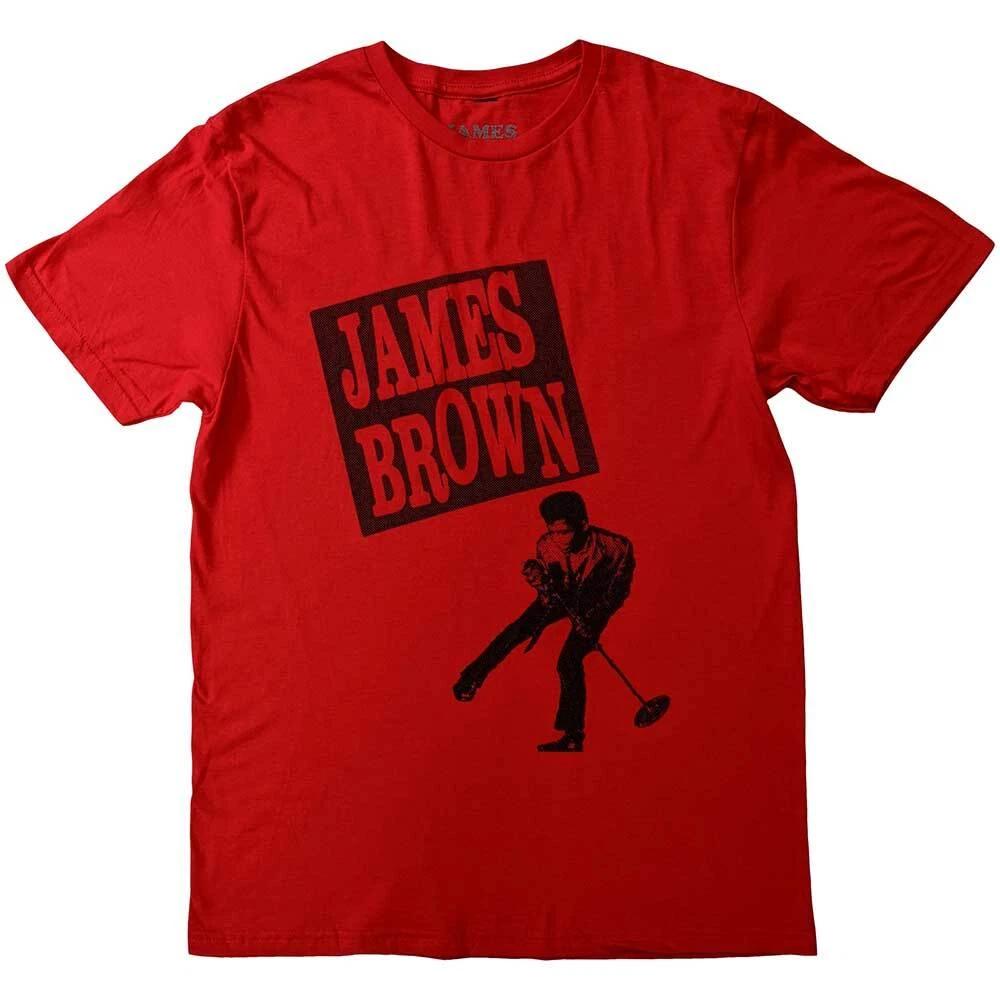 James Brown Unisex T-Shirt: James Halftone (Medium) L
