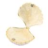 Trinket Box Metal Sea  Figurine with Rhinestone Decor Jewelry Display Holder for Ear s   Necklace