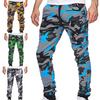 Hose Jogger Camouflage Knöchelband Mid Waist Herren Cargohose für den Herbst